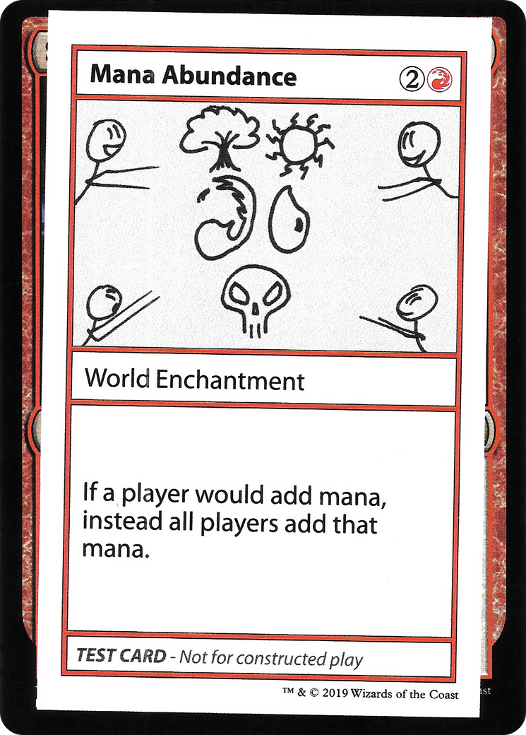 Mana Abundance (CMB1-058) [Mystery Booster] Playtest Cards 2021 MTG Single Wizards of the Coast