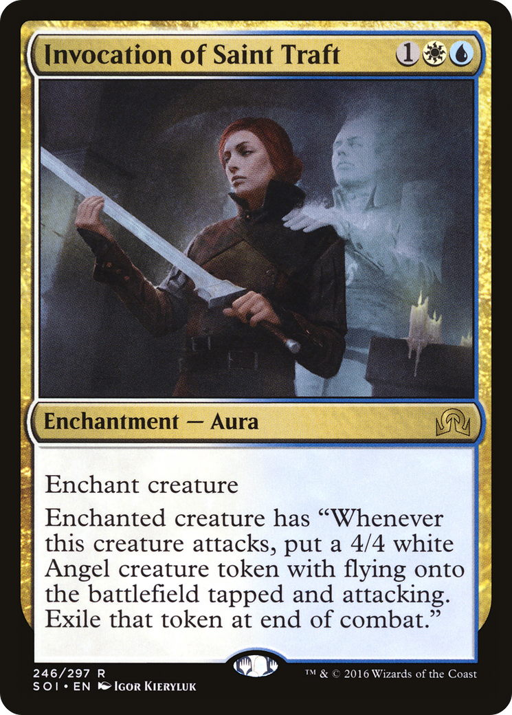 Invocation of Saint Traft (SOI-246) [Shadows over Innistrad] MTG Single Wizards of the Coast