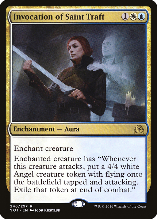 Invocation of Saint Traft (SOI-246) [Shadows over Innistrad] MTG Single Wizards of the Coast