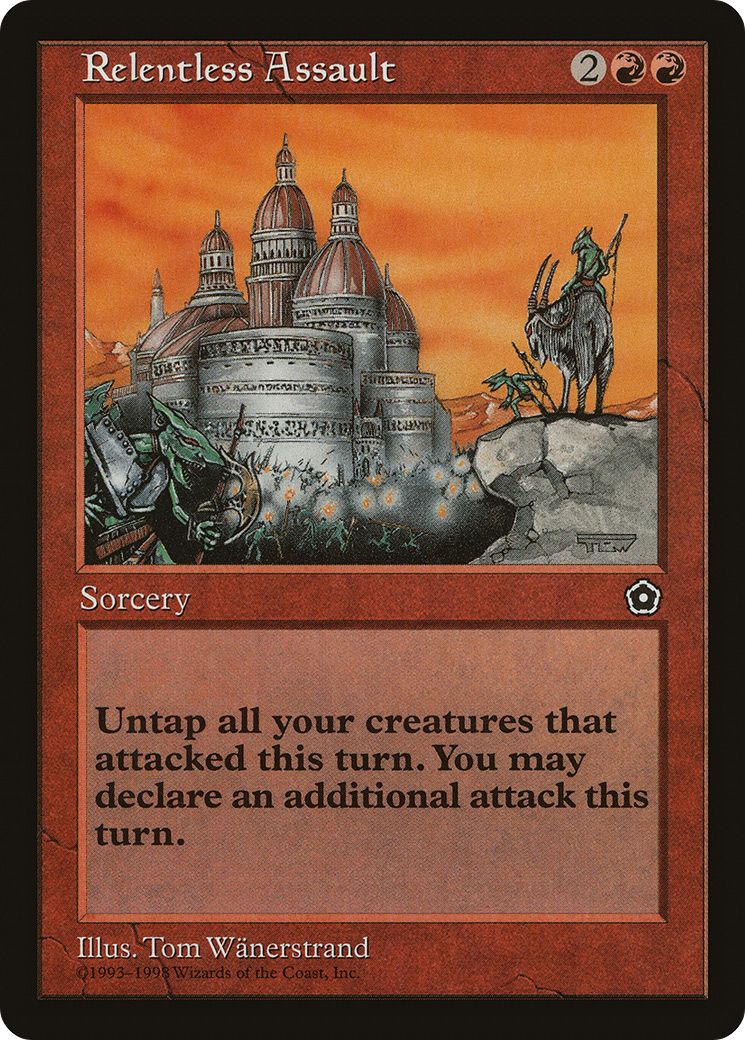 Relentless Assault (P02-115) [Misc] Portal Second Age MTG Single Wizards of the Coast