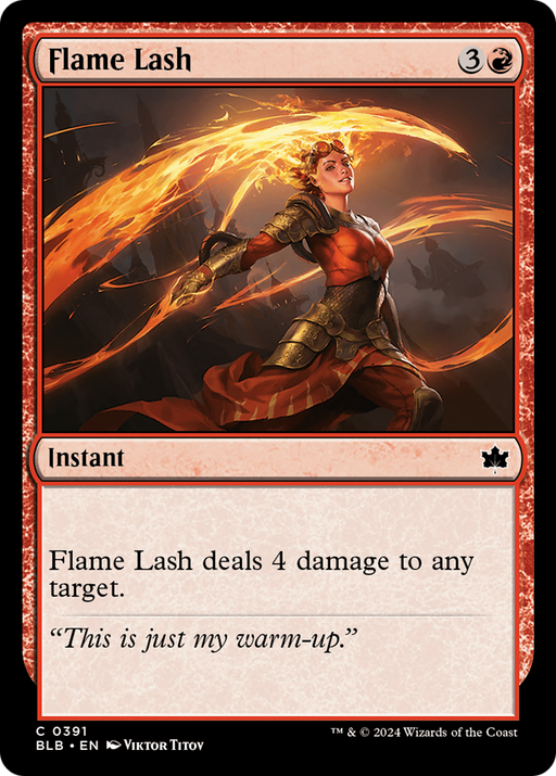 Flame Lash (BLB-391) [Bloomburrow] MTG Single Wizards of the Coast
