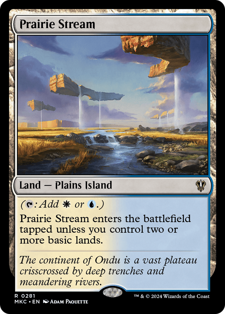 Prairie Stream (MKC-281) [Murders at Karlov Manor Commander] MTG Single Wizards of the Coast