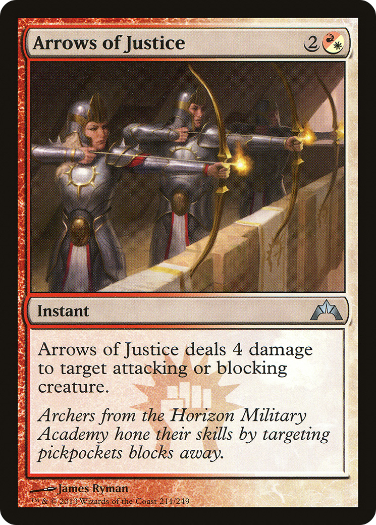 Arrows of Justice (GTC-211) [Gatecrash] Foil MTG Single Wizards of the Coast
