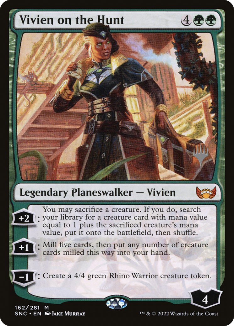 Vivien on the Hunt (PPSNC-162) [Streets of New Capenna Promos] MTG Single Wizards of the Coast