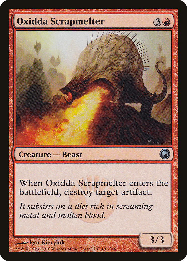 Oxidda Scrapmelter (SOM-101) [Scars of Mirrodin] Foil MTG Single Wizards of the Coast