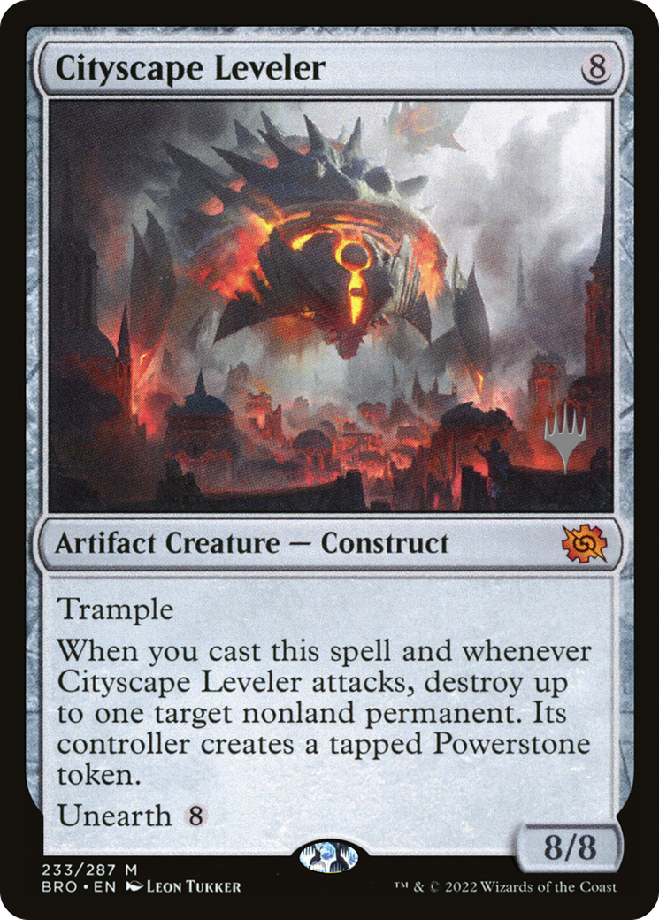 Cityscape Leveler (PPBRO-233) [The Brothers' War Promos] MTG Single Wizards of the Coast