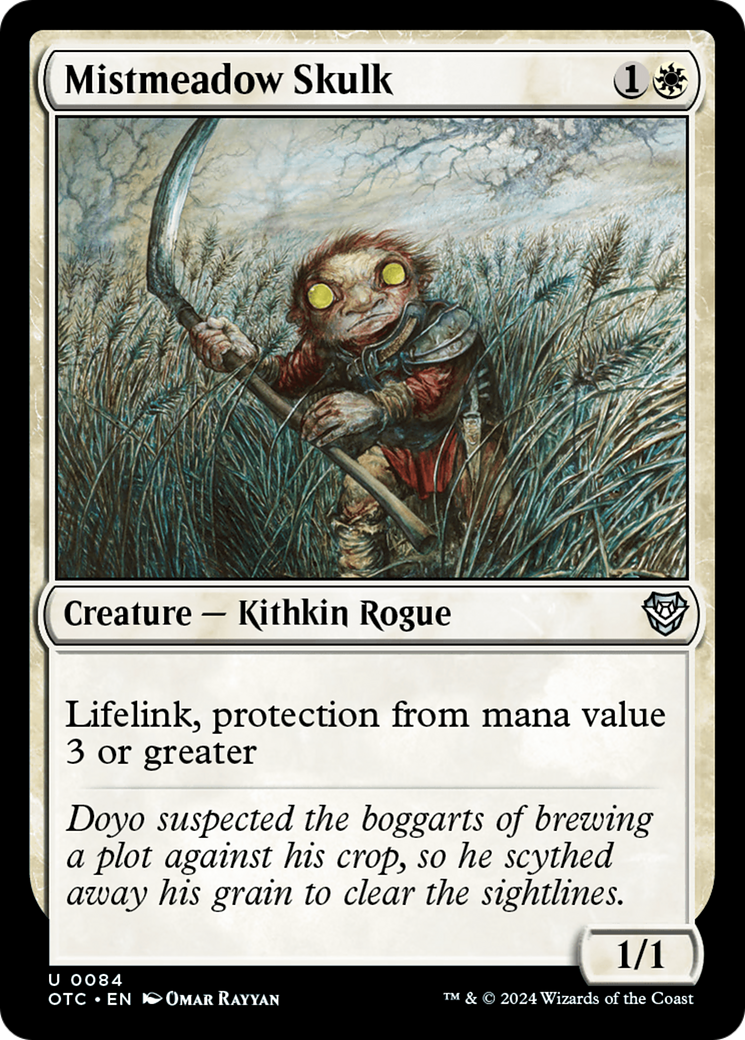 Mistmeadow Skulk (OTC-084) [Outlaws of Thunder Junction Commander] MTG Single Wizards of the Coast