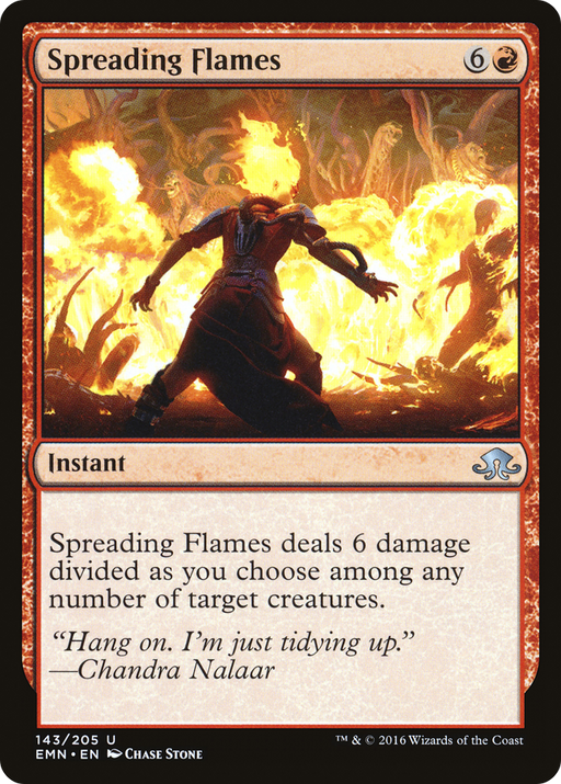 Spreading Flames (EMN-143) [Eldritch Moon] MTG Single Wizards of the Coast