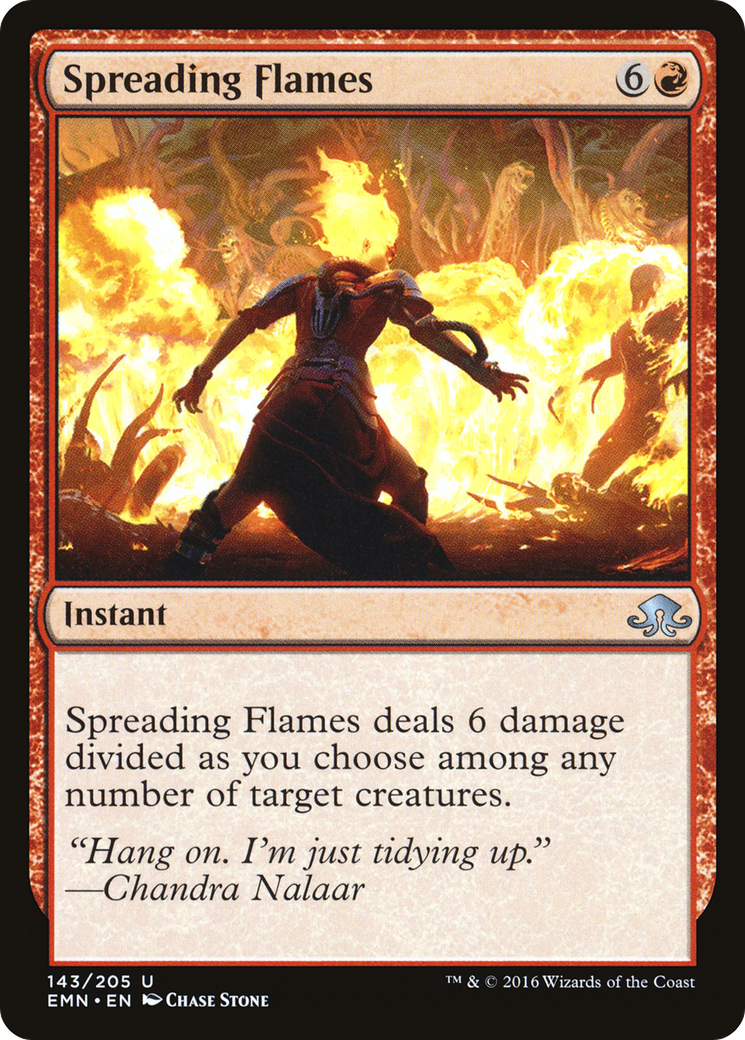 Spreading Flames (EMN-143) [Eldritch Moon] Foil MTG Single Wizards of the Coast