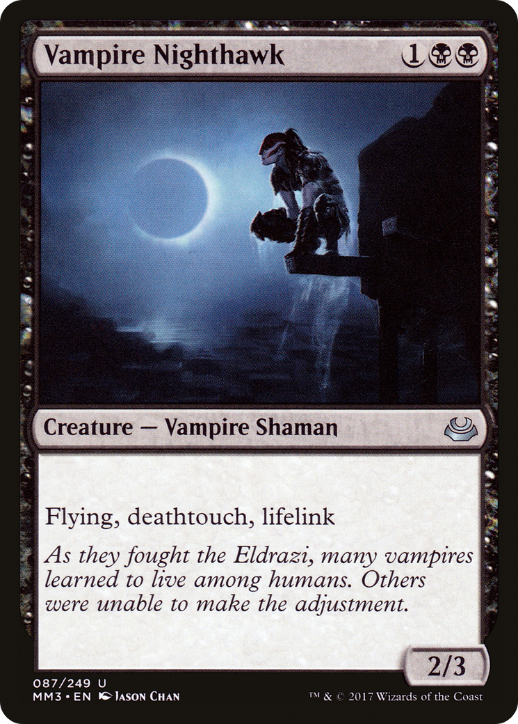 Vampire Nighthawk (MM3-087) [Modern Masters 2017] MTG Single Modern Masters 2017
