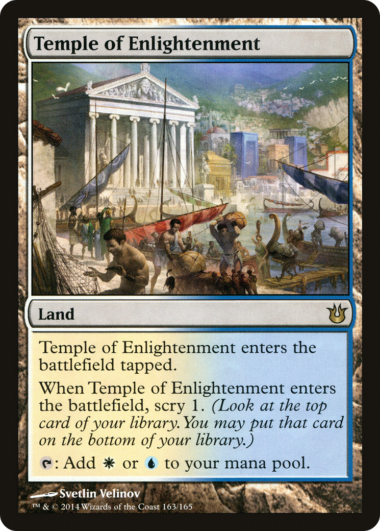 Temple of Enlightenment (BNG-163) [Born of the Gods] Foil MTG Single Wizards of the Coast