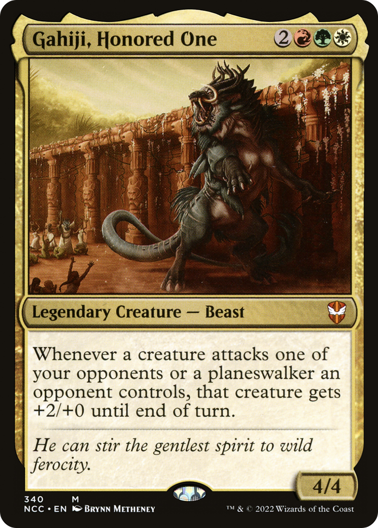 Gahiji, Honored One (NCC-340) [New Capenna Commander] MTG Single Wizards of the Coast
