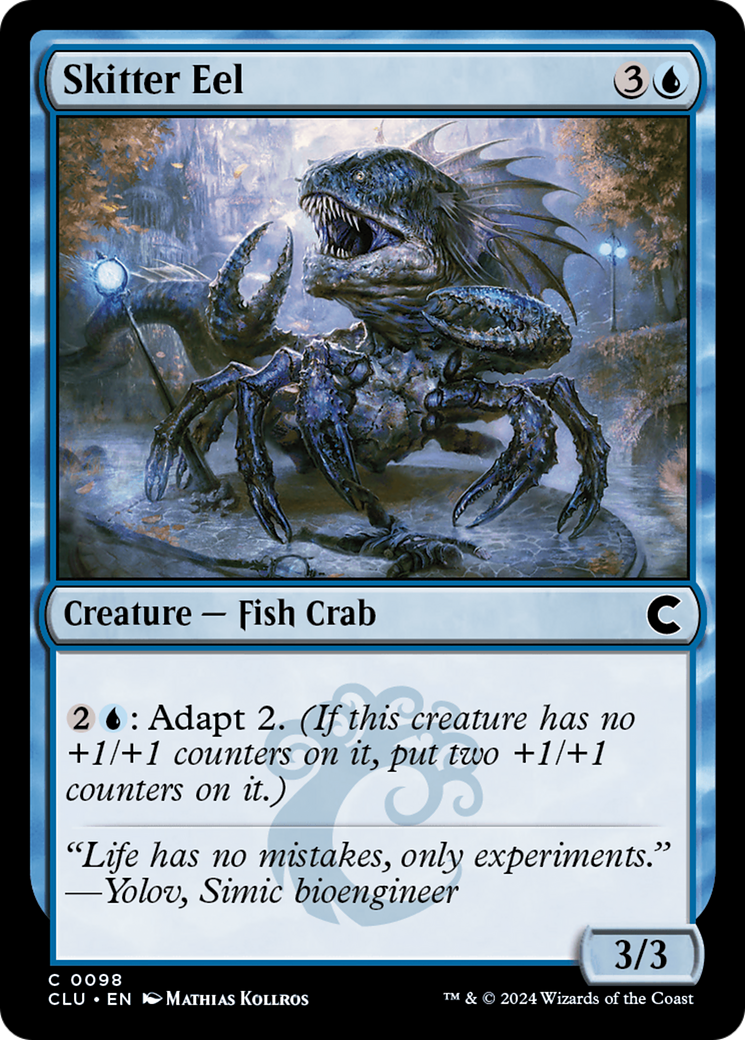 Skitter Eel (CLU-098) [Ravnica: Clue Edition] MTG Single Wizards of the Coast