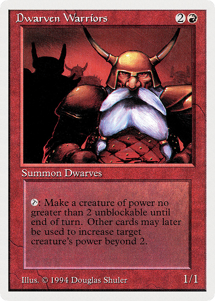 Dwarven Warriors (SUM-144) [Misc] Summer Magic / Edgar MTG Single Wizards of the Coast