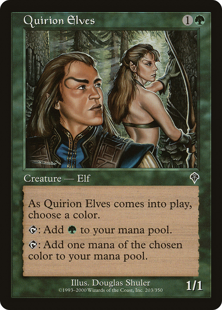 Quirion Elves (INV-203) [Invasion] MTG Single Wizards of the Coast