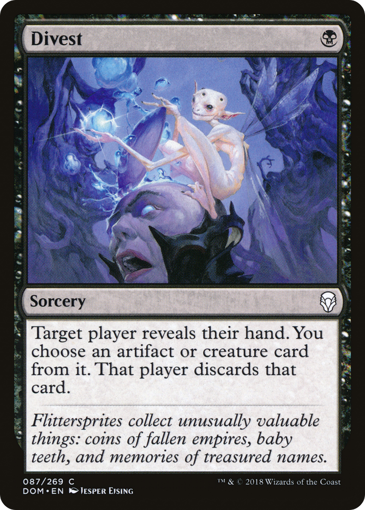 Divest (DOM-087) [Dominaria] MTG Single Wizards of the Coast