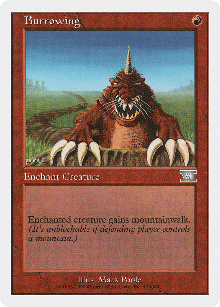 Burrowing (6ED-170) [Classic Sixth Edition] MTG Single Wizards of the Coast