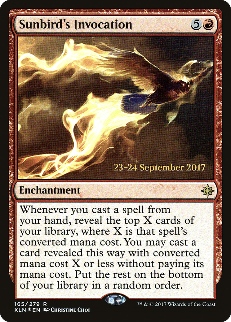 Sunbird's Invocation (PRE-165) [Ixalan Promos] Foil MTG Single Wizards of the Coast