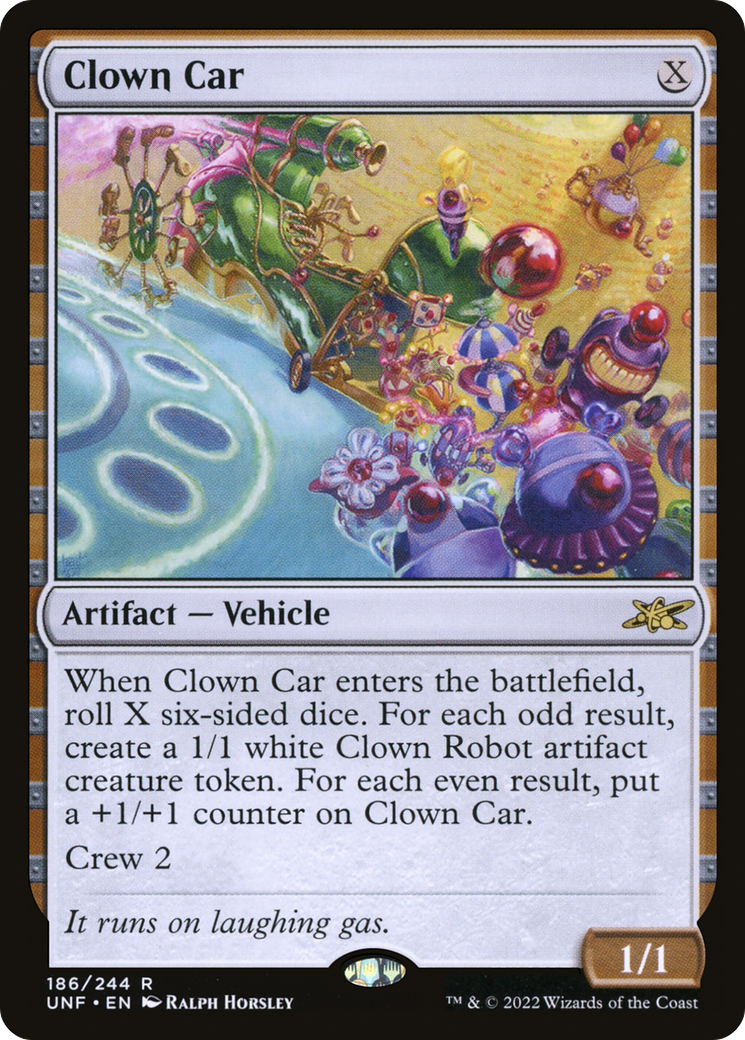 Clown Car (UNF-186) [Unfinity] Foil MTG Single Wizards of the Coast
