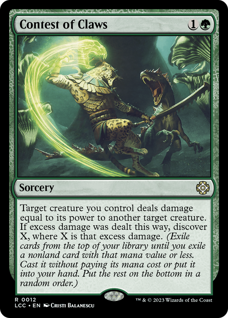 Contest of Claws (LCC-012) [The Lost Caverns of Ixalan Commander] MTG Single Wizards of the Coast
