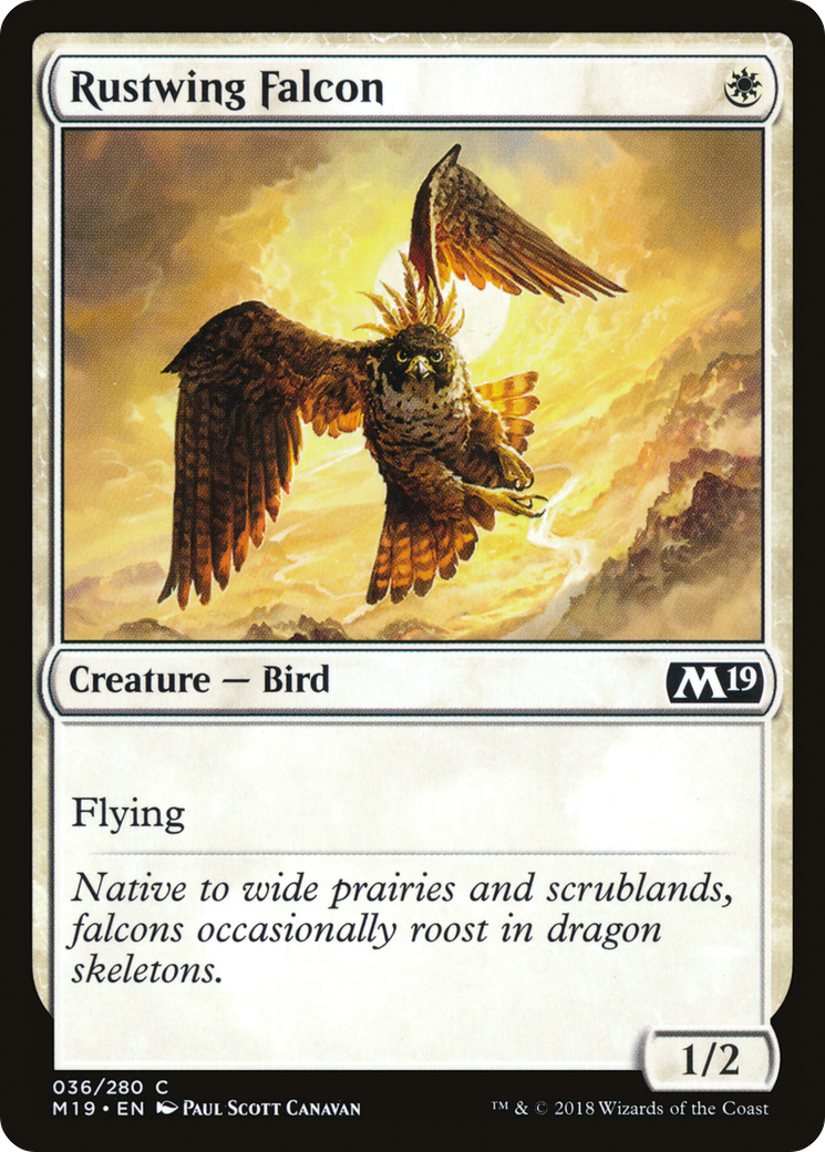 Rustwing Falcon (M19-036) [Core Set 2019] MTG Single Wizards of the Coast