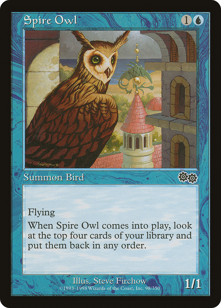 Spire Owl (USG-098) [Urza's Saga] MTG Single Wizards of the Coast