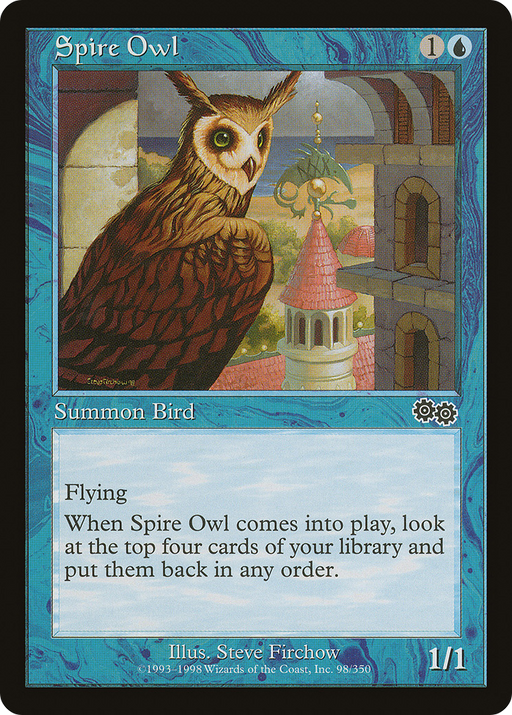 Spire Owl (USG-098) [Urza's Saga] MTG Single Wizards of the Coast