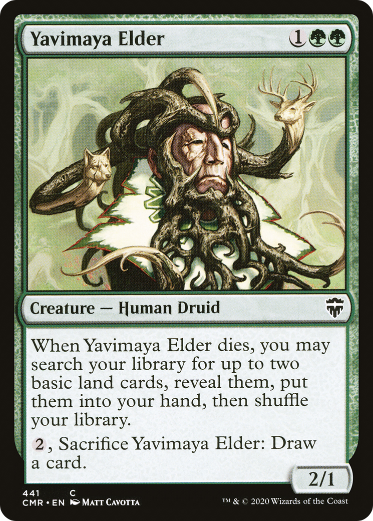 Yavimaya Elder (CMR-441) [Commander Legends] MTG Single Wizards of the Coast