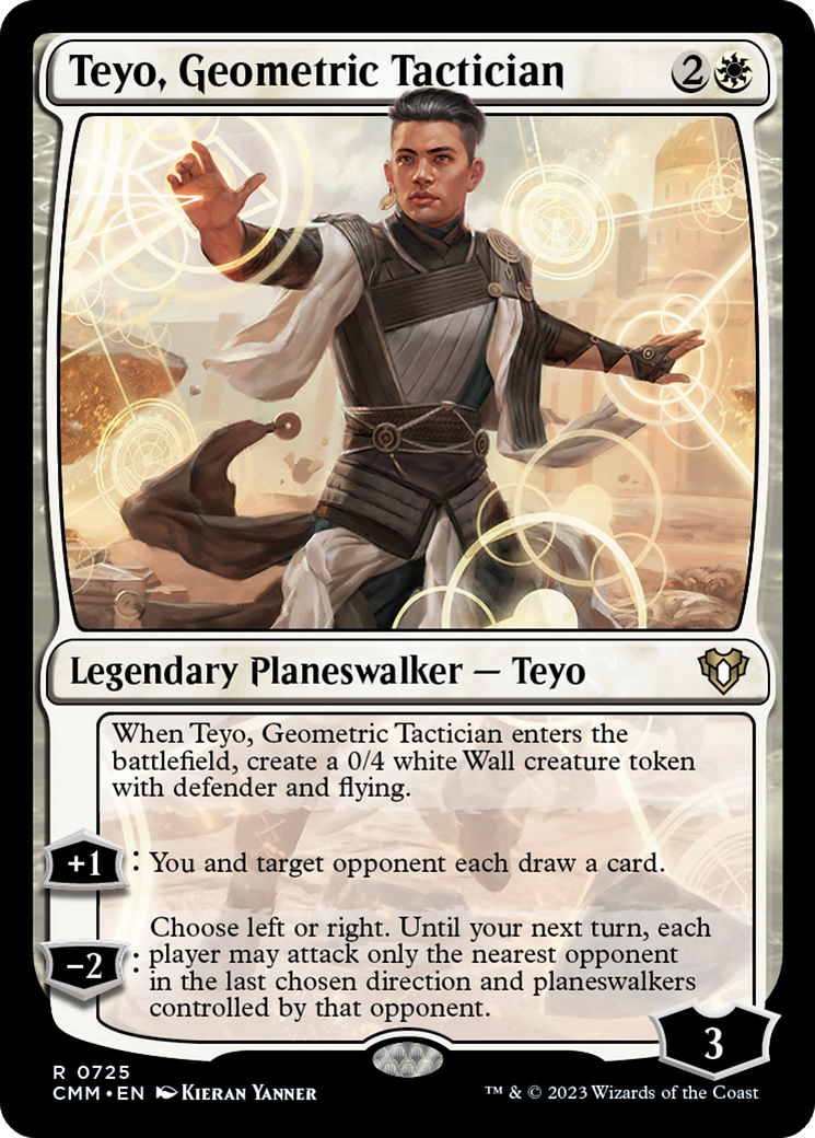 Teyo, Geometric Tactician (CMM-725) [Commander Masters] MTG Single Wizards of the Coast