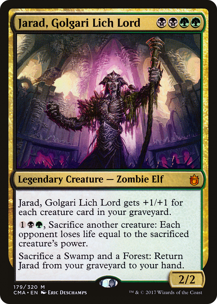 Jarad, Golgari Lich Lord (CMA-179) [Commander Anthology] MTG Single Wizards of the Coast