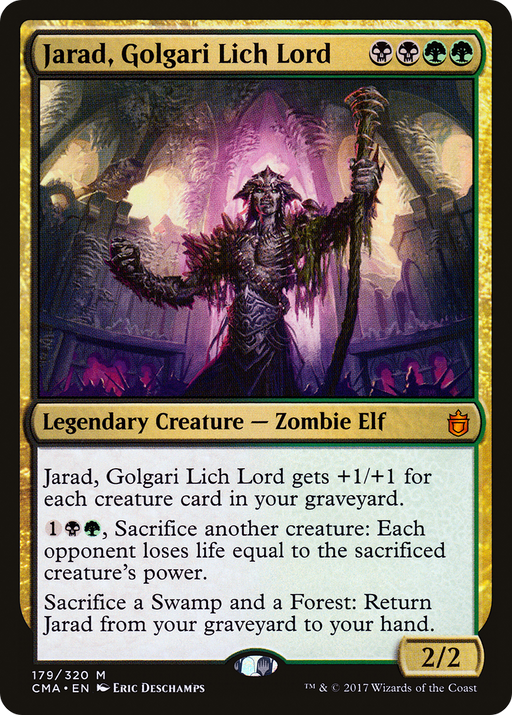 Jarad, Golgari Lich Lord (CMA-179) [Commander Anthology] MTG Single Wizards of the Coast
