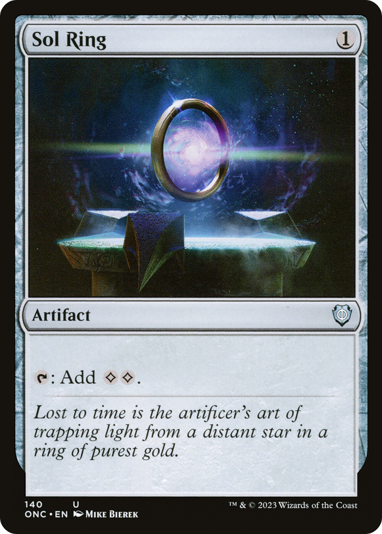 Sol Ring (ONC-140) [Phyrexia: All Will Be One Commander] MTG Single Wizards of the Coast