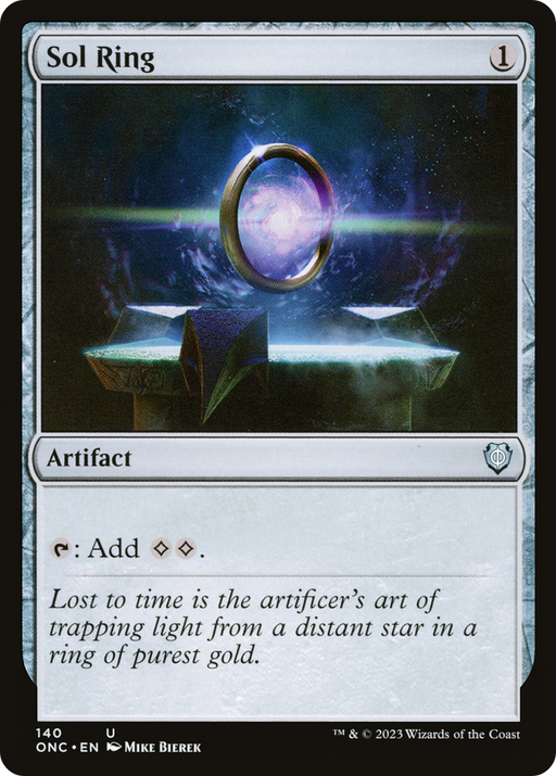 Sol Ring (ONC-140) [Phyrexia: All Will Be One Commander] MTG Single Wizards of the Coast