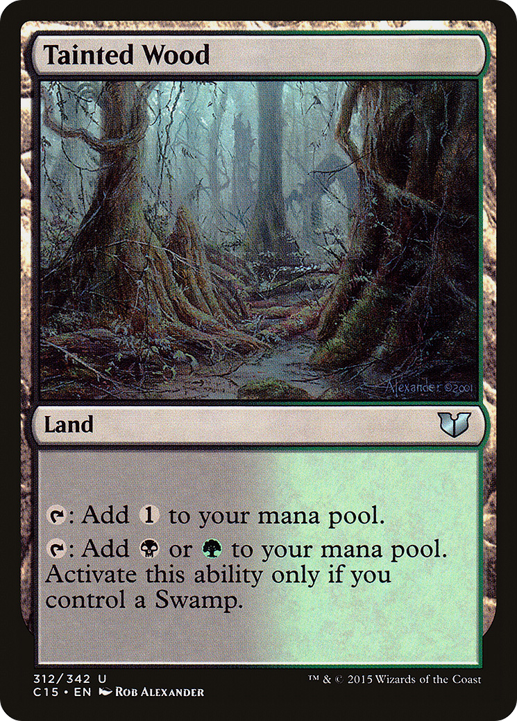 Tainted Wood (C15-312) [Commander 2015] MTG Single Wizards of the Coast