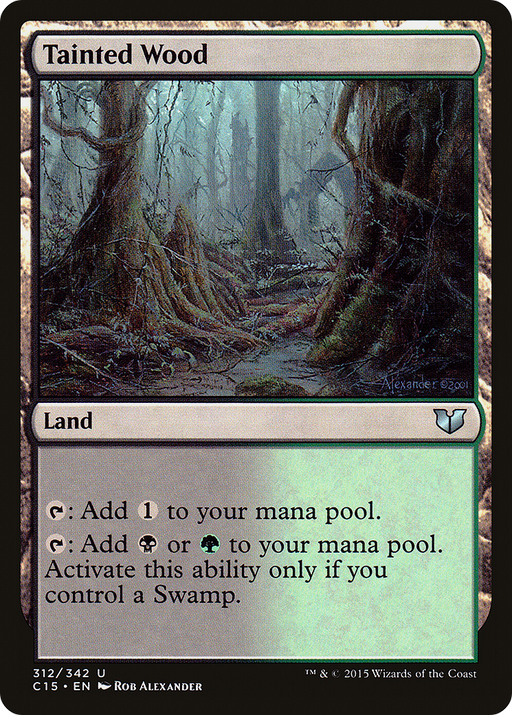 Tainted Wood (C15-312) [Commander 2015] MTG Single Wizards of the Coast