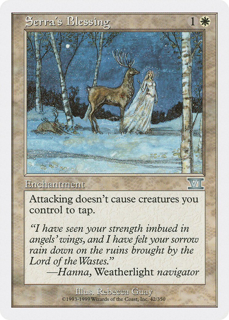 Serra's Blessing (6ED-042) [Classic Sixth Edition] MTG Single Wizards of the Coast