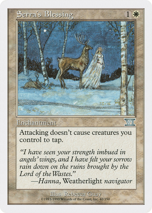 Serra's Blessing (6ED-042) [Classic Sixth Edition] MTG Single Wizards of the Coast