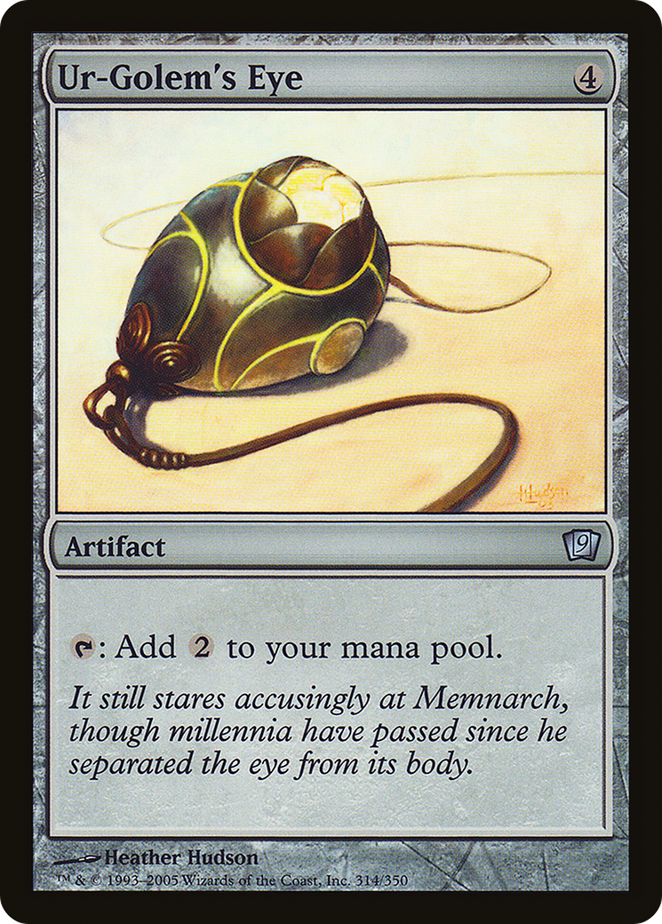 Ur-Golem's Eye (9ED-314) [9th Edition] MTG Single Wizards of the Coast