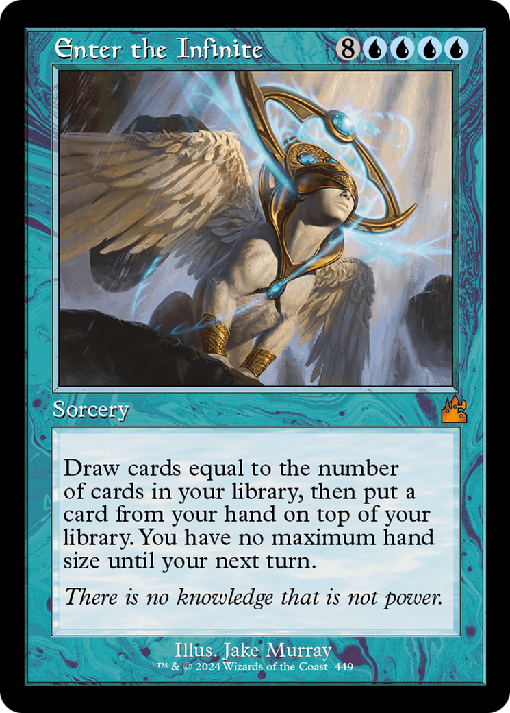 Enter the Infinite (RVR-449) [Ravnica Remastered] MTG Single Wizards of the Coast