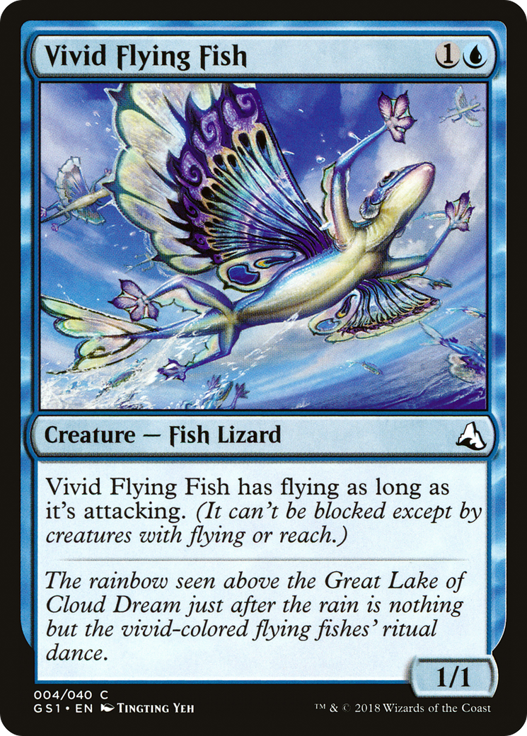 Vivid Flying Fish (GS1-004) [Misc] Global Series Jiang Yanggu & Mu Yanling MTG Single Wizards of the Coast