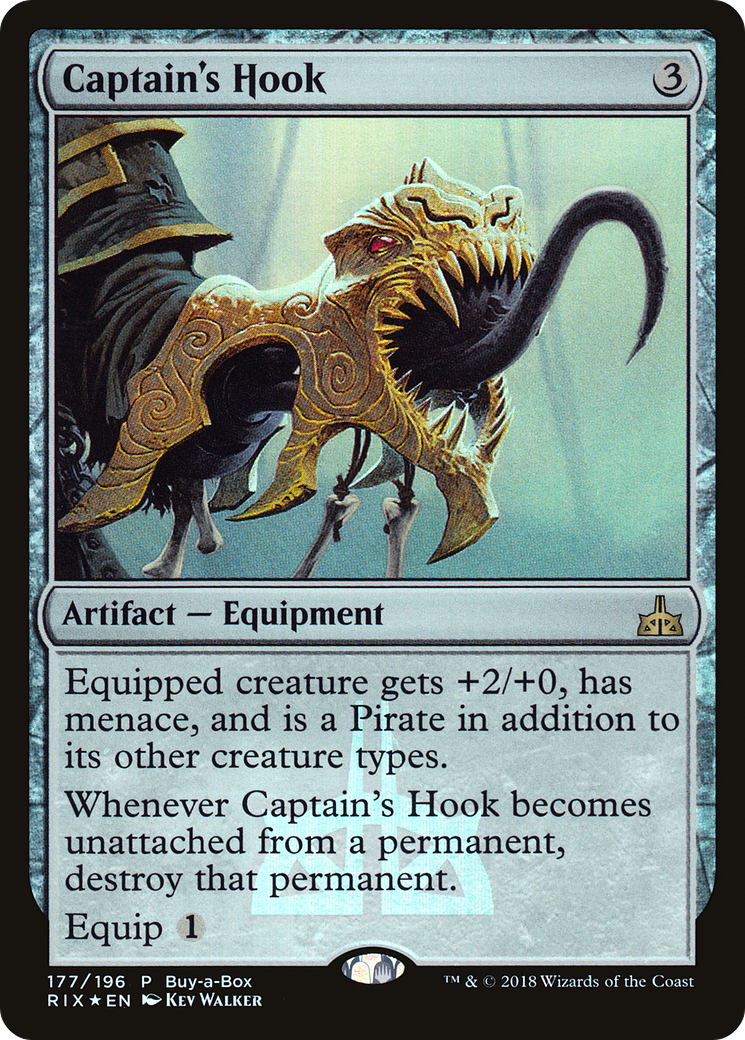 Captain's Hook (BABP-177) [Rivals of Ixalan Promos] Foil MTG Single Wizards of the Coast