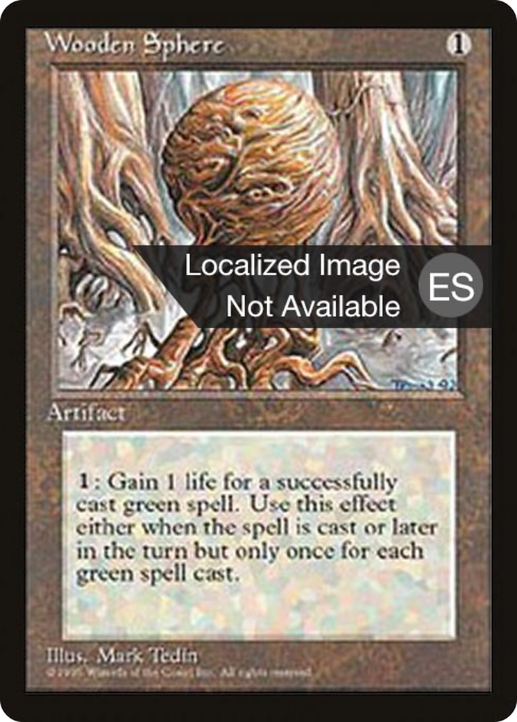 Wooden Sphere (4BB-359) [Fourth Edition Foreign Black Border] MTG Single Wizards of the Coast