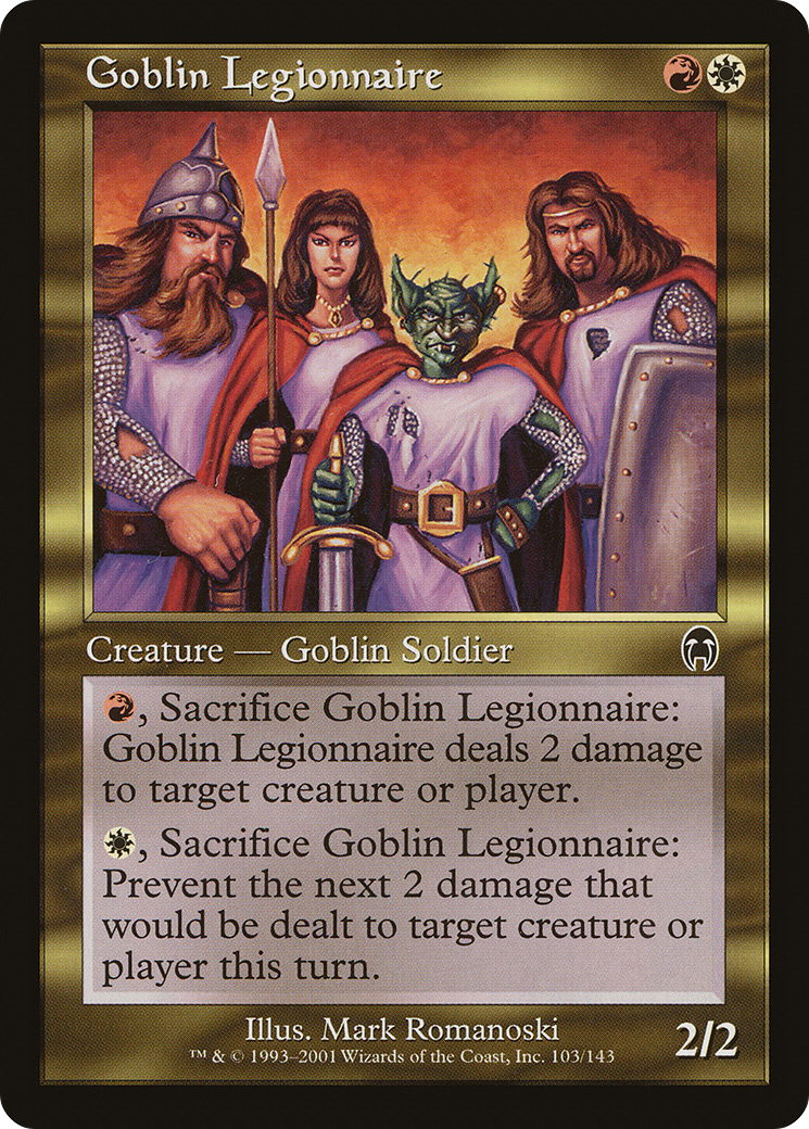 Goblin Legionnaire (APC-103) [Apocalypse] Foil MTG Single Wizards of the Coast