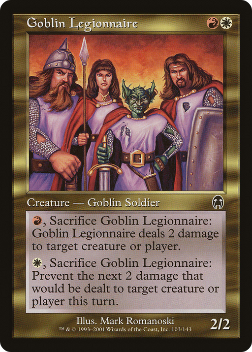 Goblin Legionnaire (APC-103) [Apocalypse] MTG Single Wizards of the Coast