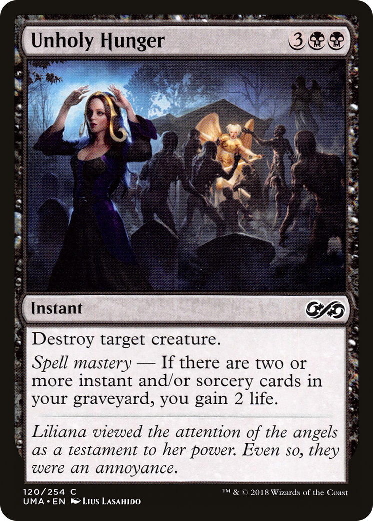 Unholy Hunger (UMA-120) [Ultimate Masters] Foil MTG Single Wizards of the Coast