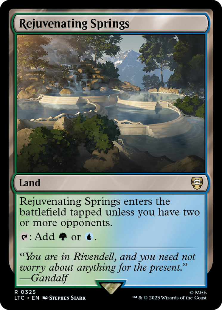 Rejuvenating Springs (LTC-325) [Tales of Middle-earth Commander] MTG Single Wizards of the Coast