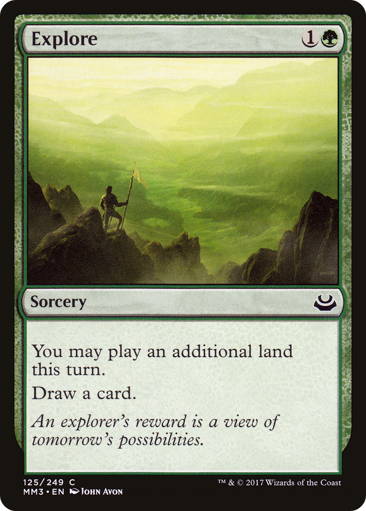 Explore (MM3-125) [Modern Masters 2017] MTG Single Wizards of the Coast