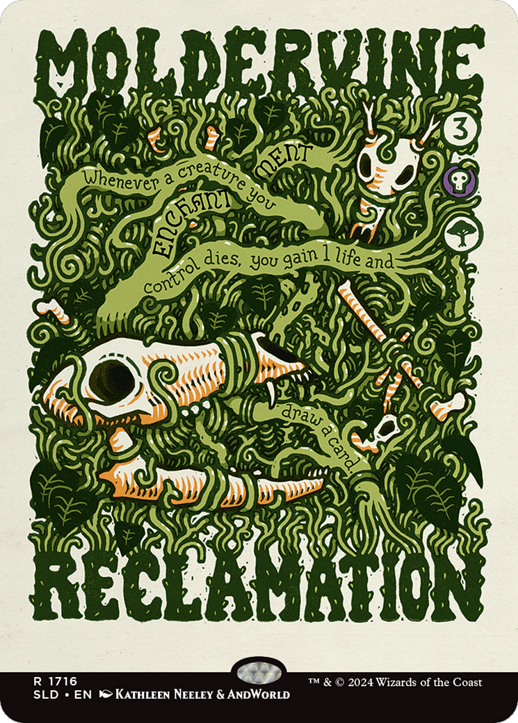 Moldervine Reclamation (SLD-1716) [Secret Lair] Drop (Borderless) MTG Single Wizards of the Coast