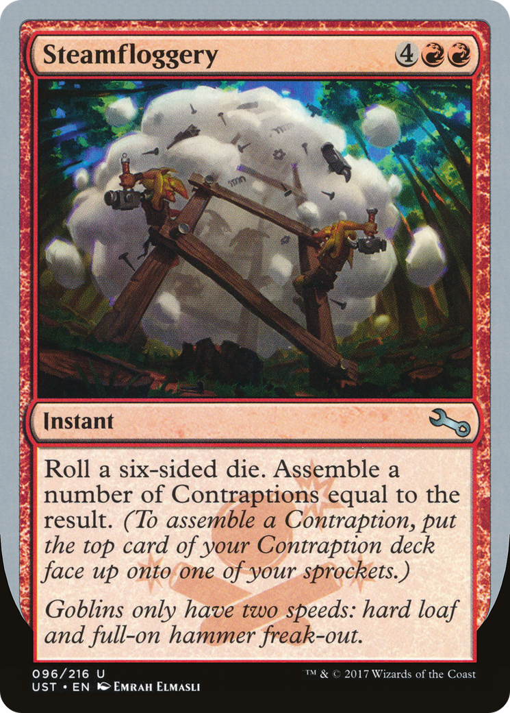 Steamfloggery (UST-096) [Unstable] Foil MTG Single Wizards of the Coast