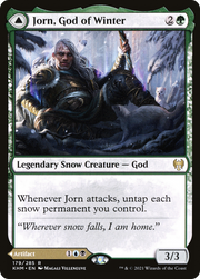 Jorn, God of Winter // Kaldring, the Rimestaff (KHM-179) [Kaldheim] Foil MTG Single Wizards of the Coast